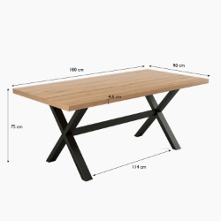 masa fixa 180 cm